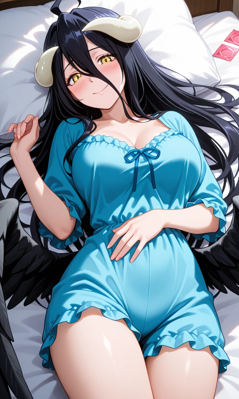 Ảnh hentai Albedo nude gợi tình
