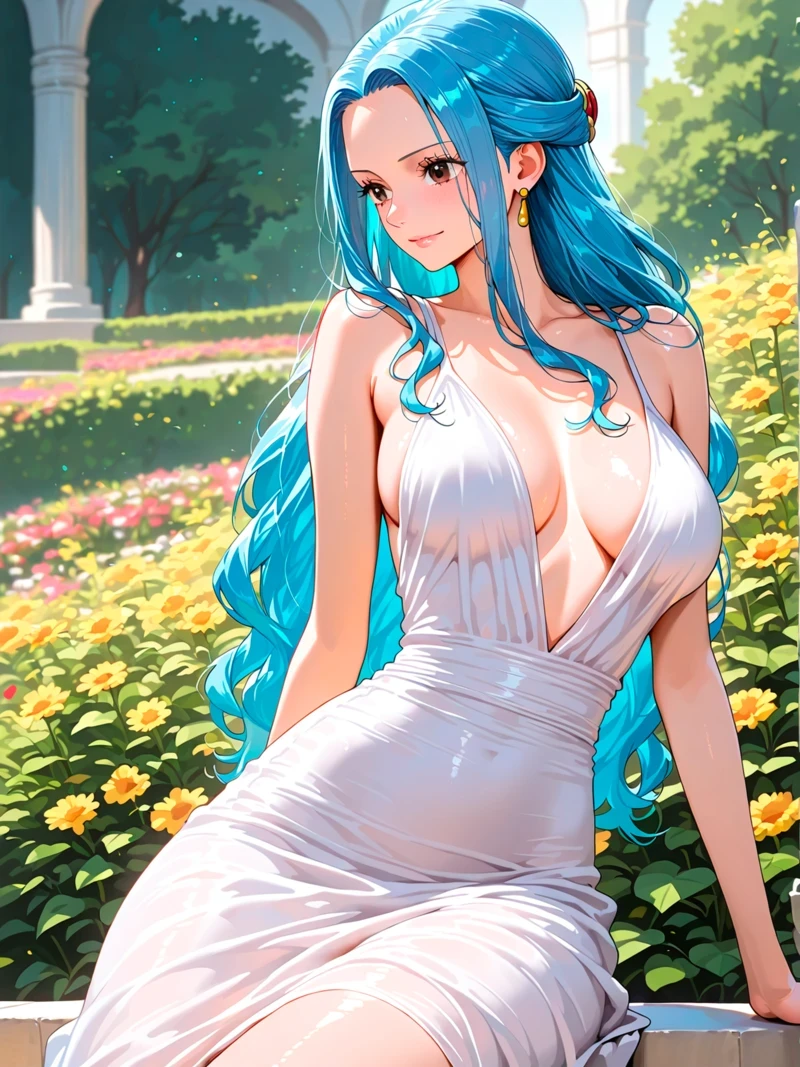 Ảnh hentai One Piece lột đồ khoe ngực tròn gợi dục