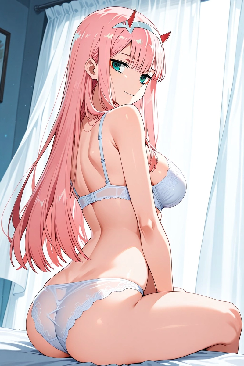 Ảnh hentai Zero Two lột đồ dâm đãng