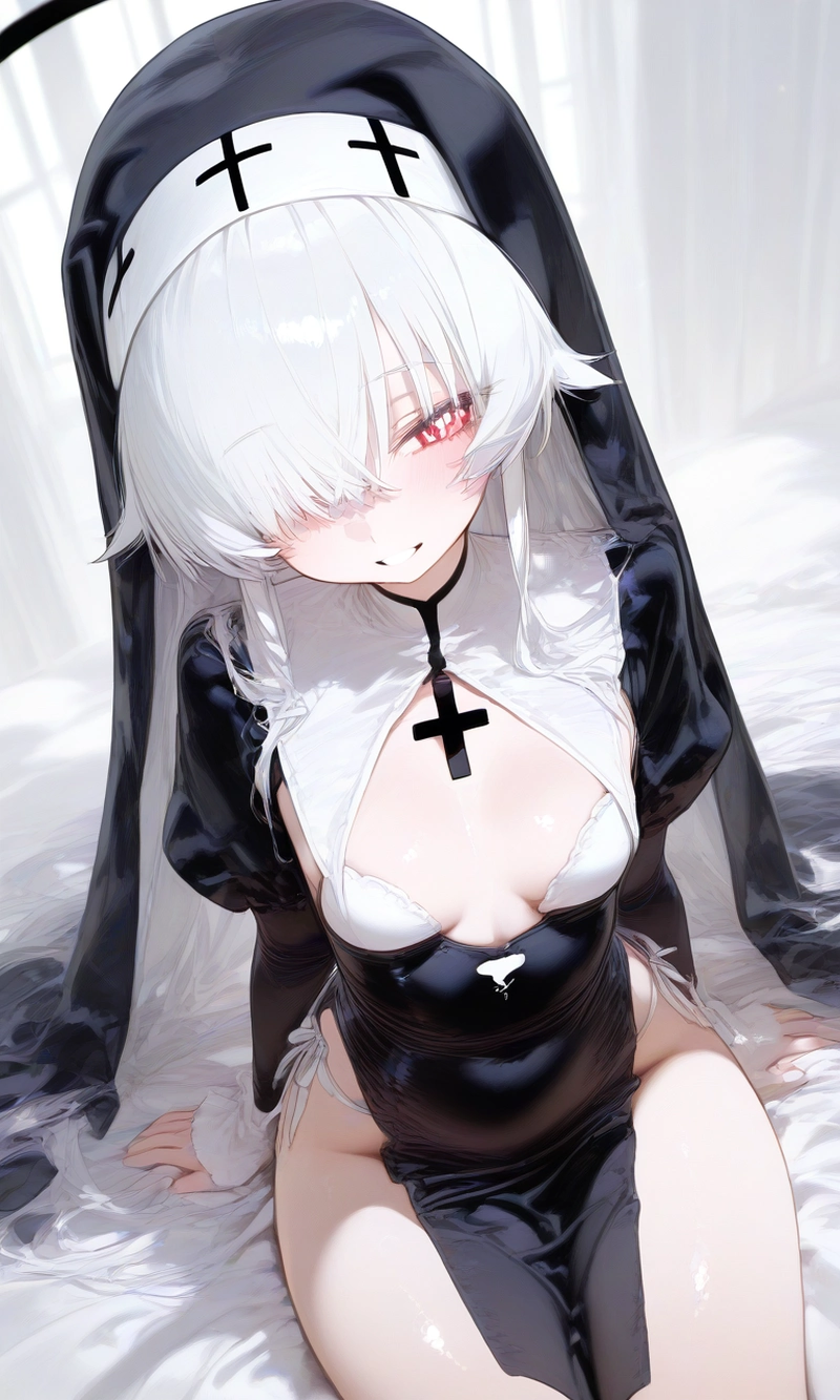 Ảnh hentai nun bikini mỏng manh gợi dục