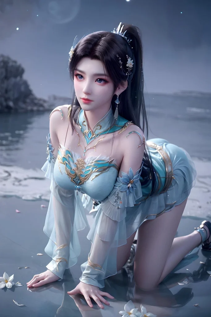 Ảnh sex 3D Huân Nhi mặc đồ quyến rũ
