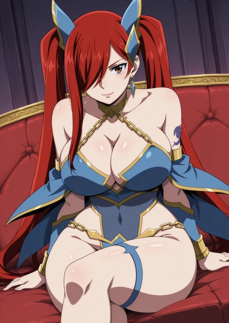 Anime Erza Fairy Tail vẻ đẹp cuốn hút