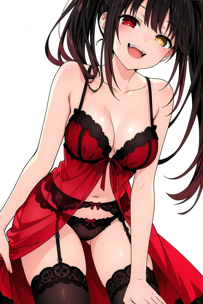 Gái xinh Anime Tokisaki Kurumi khí chất nổi bật