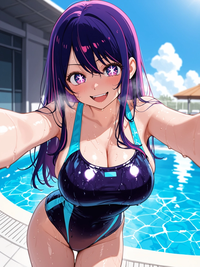Hình Hoshino Ai bikini hentai khoe hàng