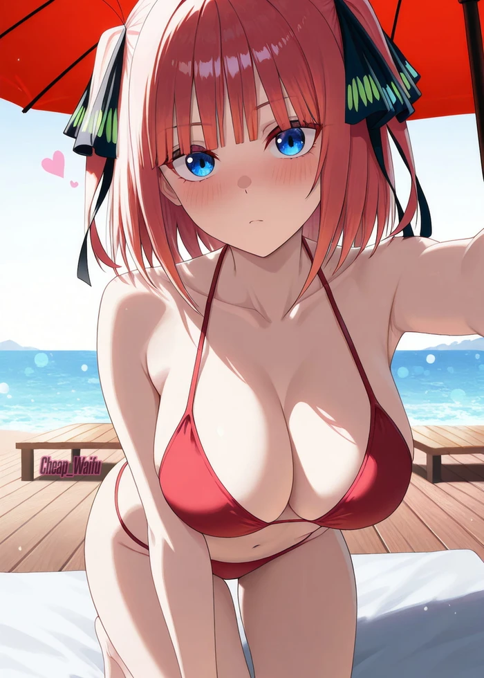 Hình Nakano cosplay không che