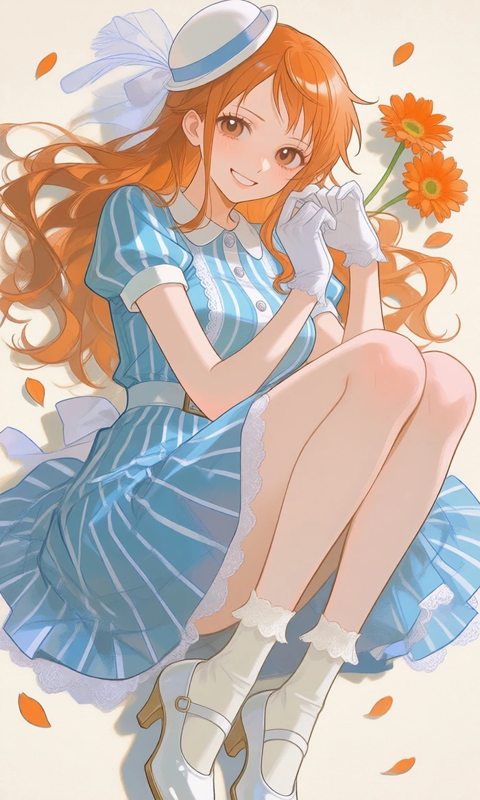 Hình Nami One Piece cosplay lộ hàng dâm đãng