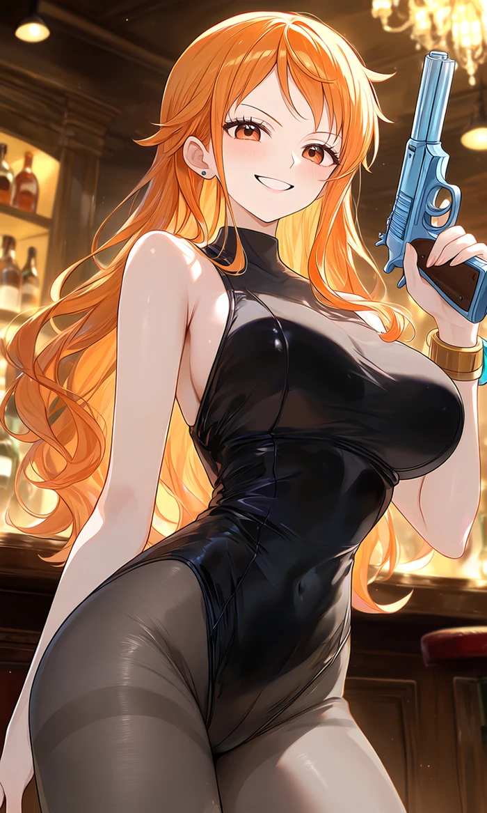 Hình Nami One Piece r34 không mặc đồ