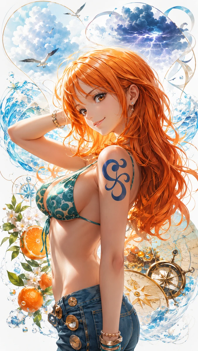 Hình Nami sex anime khỏa thân không che