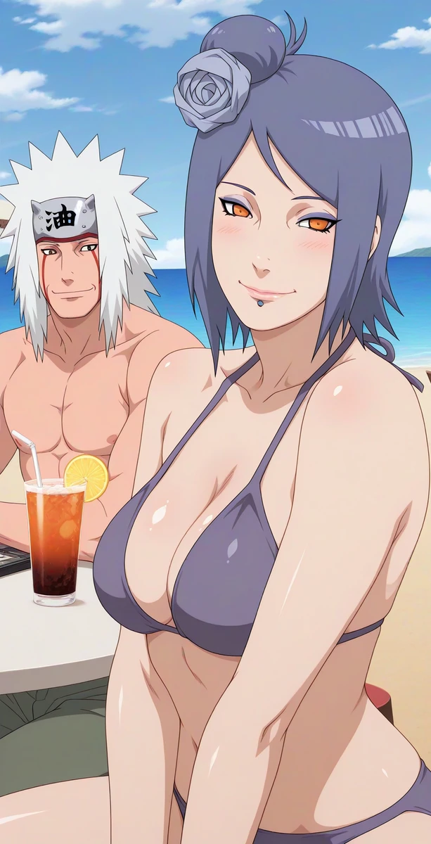 Hình Naruto sex anime mặc bikini mỏng manh