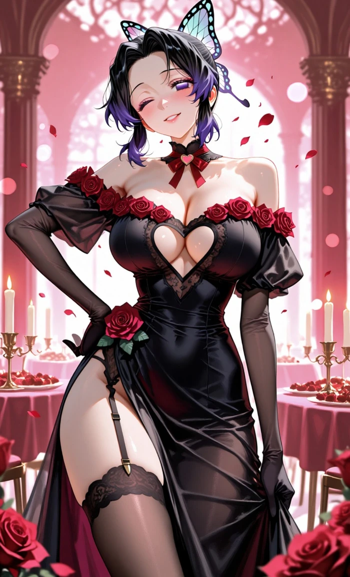 Hình Shinobu 18+ show vú to eo thon