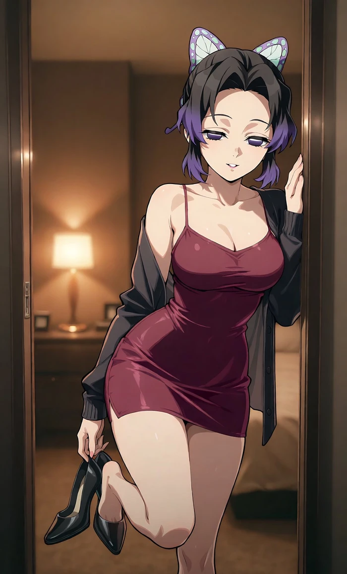 Hình Shinobu Kocho hentaiz khoe lồn non