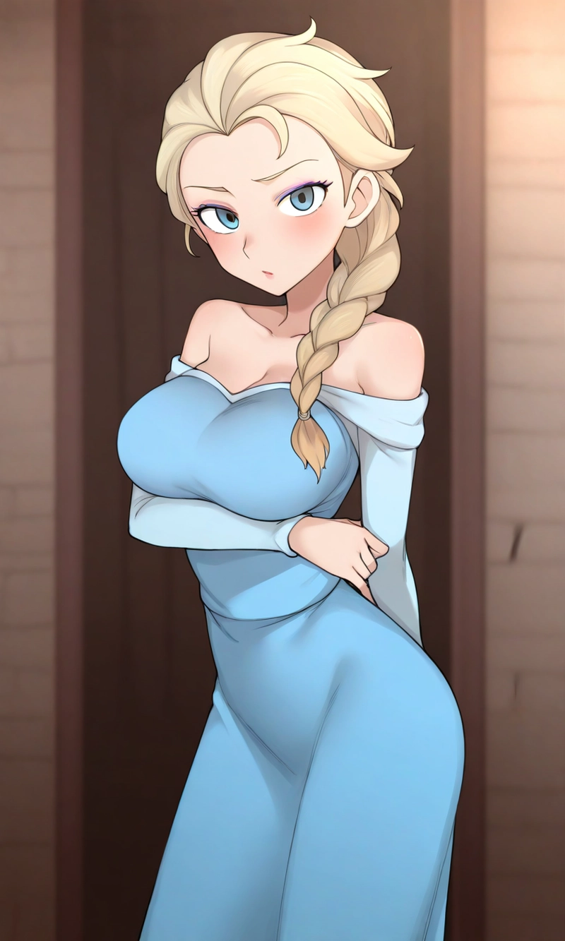 Hình ảnh Elsa hentai R34 nude hút hồn