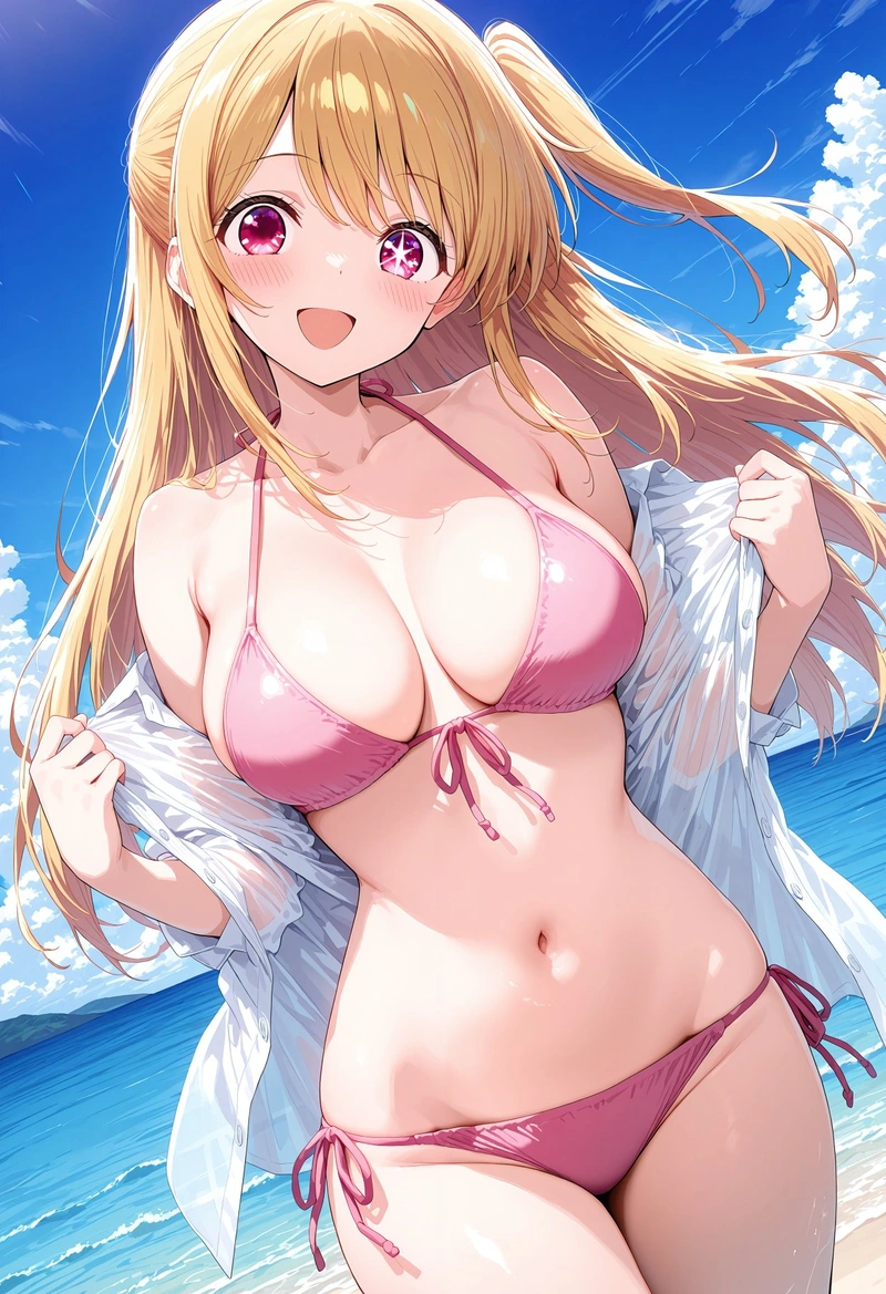 Hình ảnh Ruby Hoshino hentai bikini gợi cảm