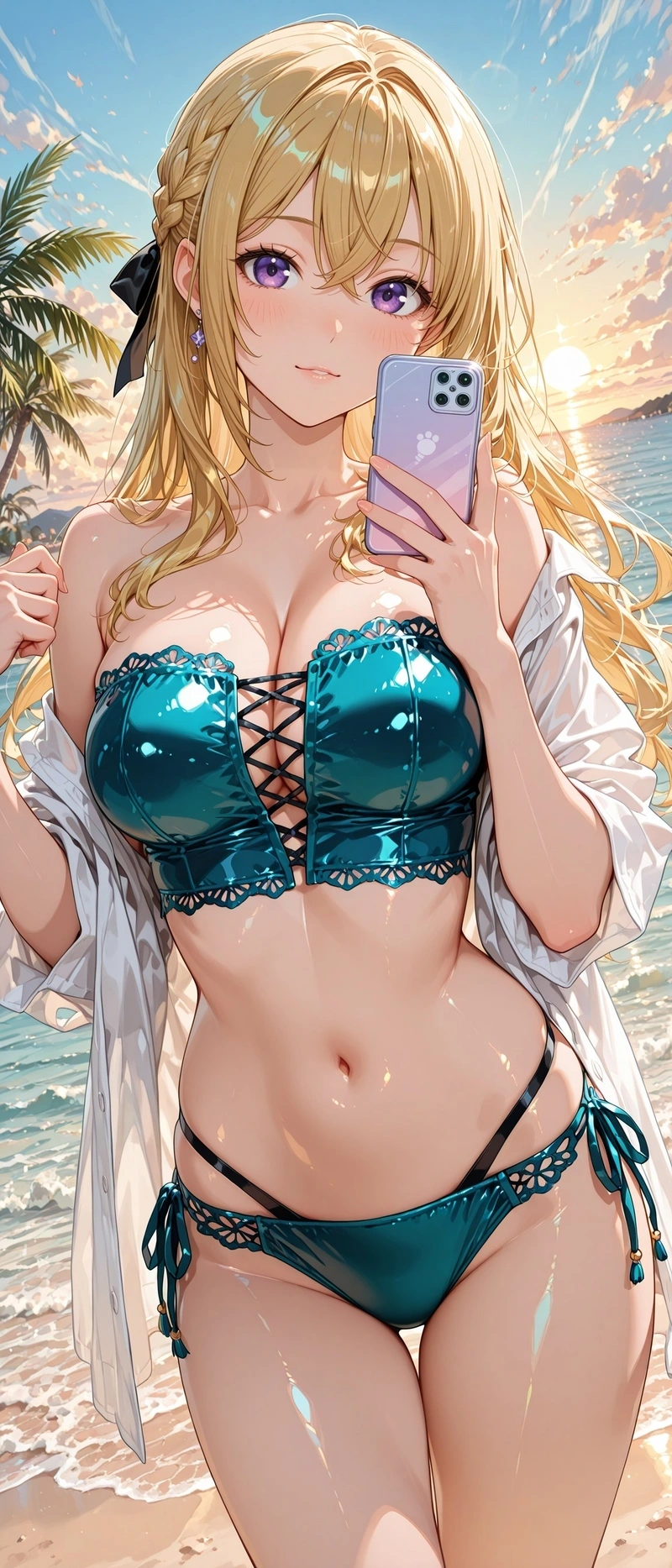 Hình anime khoả thân cởi hết đồ sexy nóng bỏng