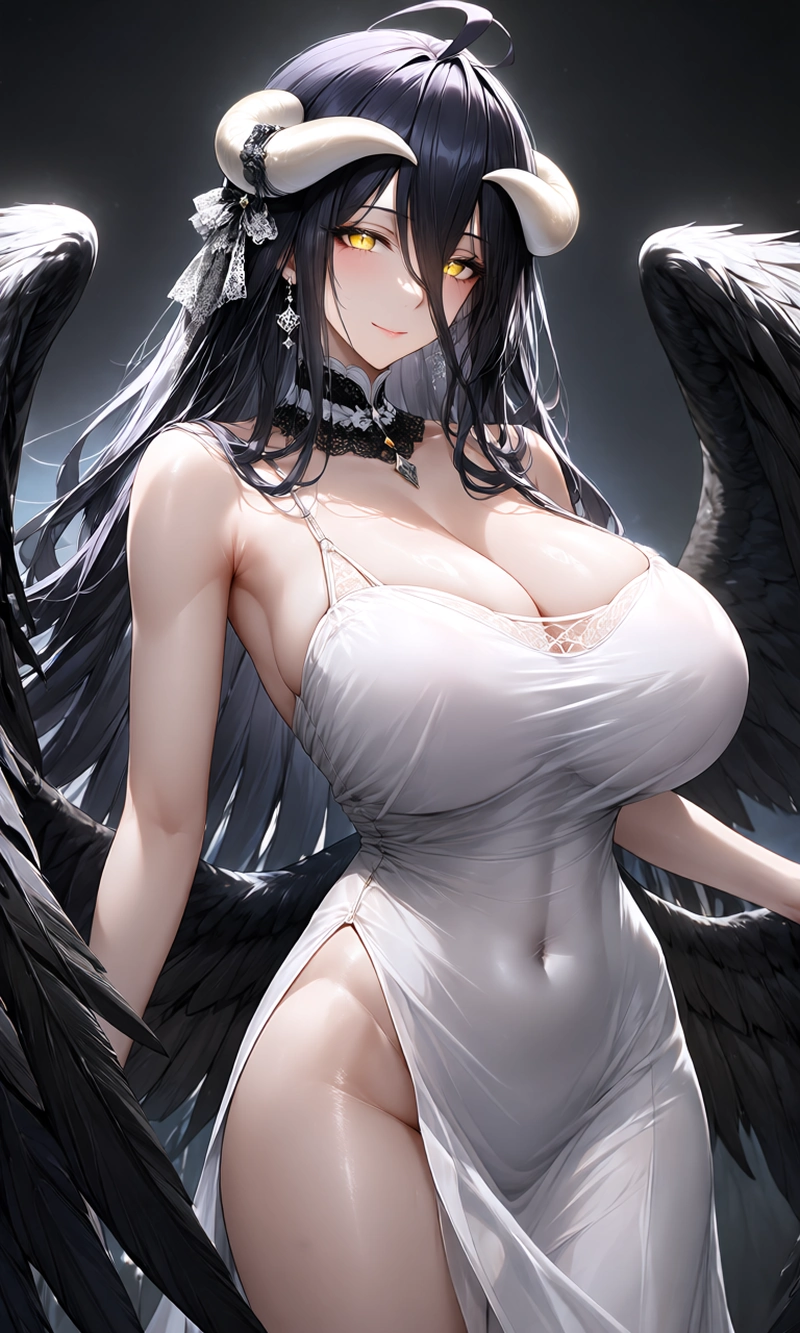 Hình hentai Albedo dáng người nóng