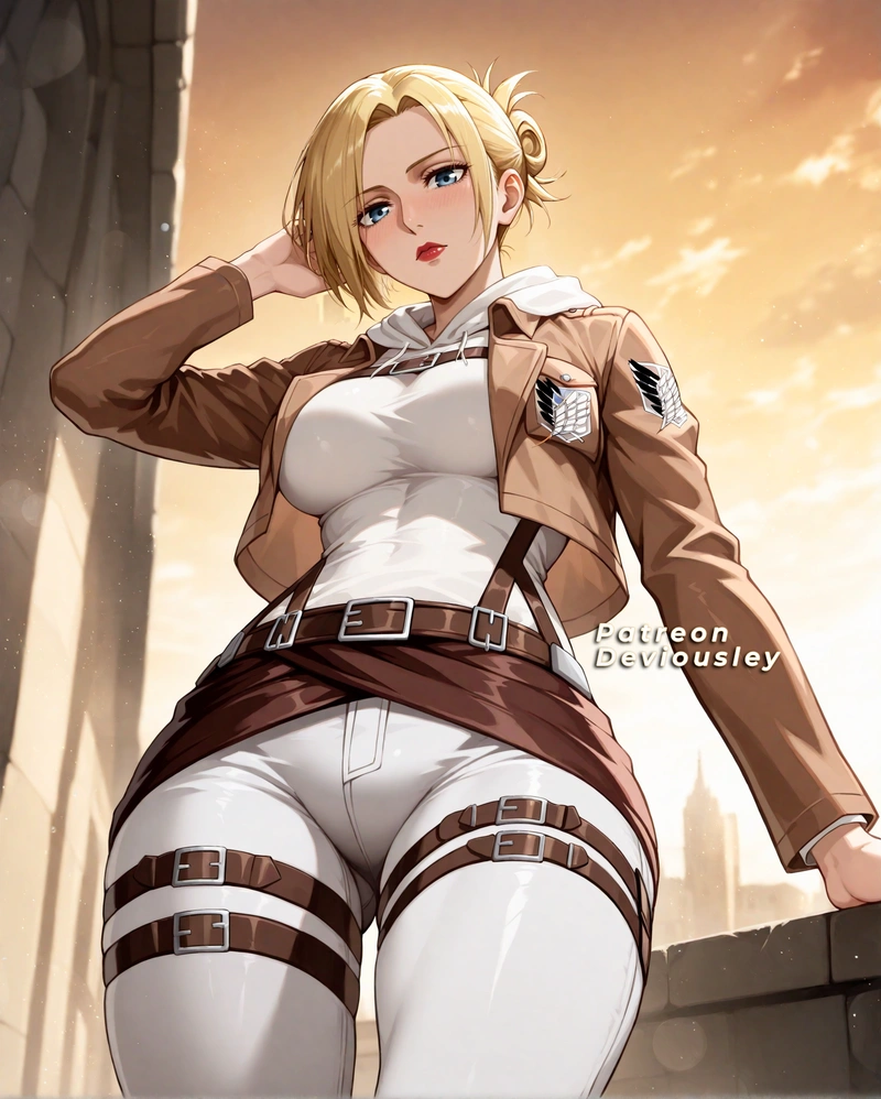 Hình hentai Annie ngực to tròn hút hồn