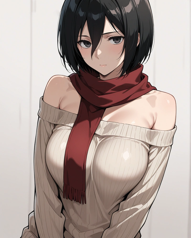Hình hentai Mikasa vú khủng full HD