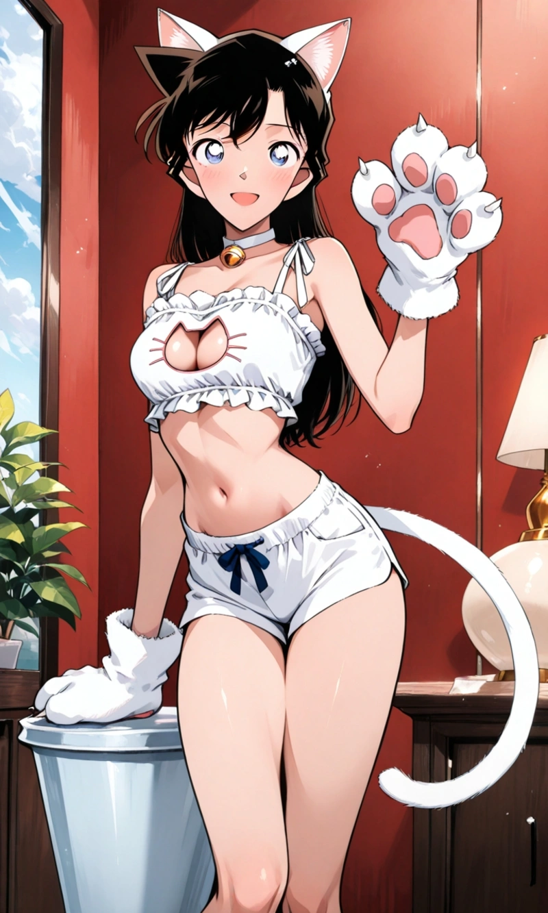 Hình hentai Ran Mori không che quyến rũ 4K