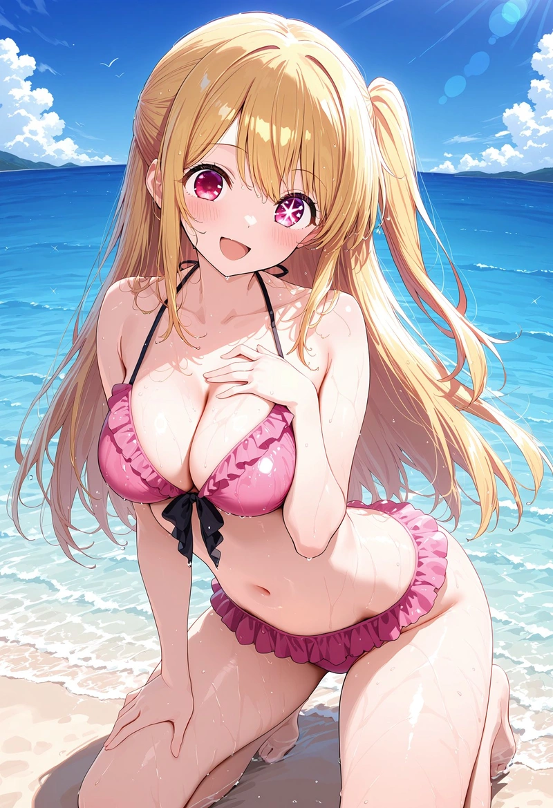 Hình nền Ruby Hoshino hentai bikini đẹp mắt
