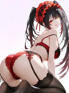 Hình nhân vật Tokisaki Kurumi bikini body nóng bỏng