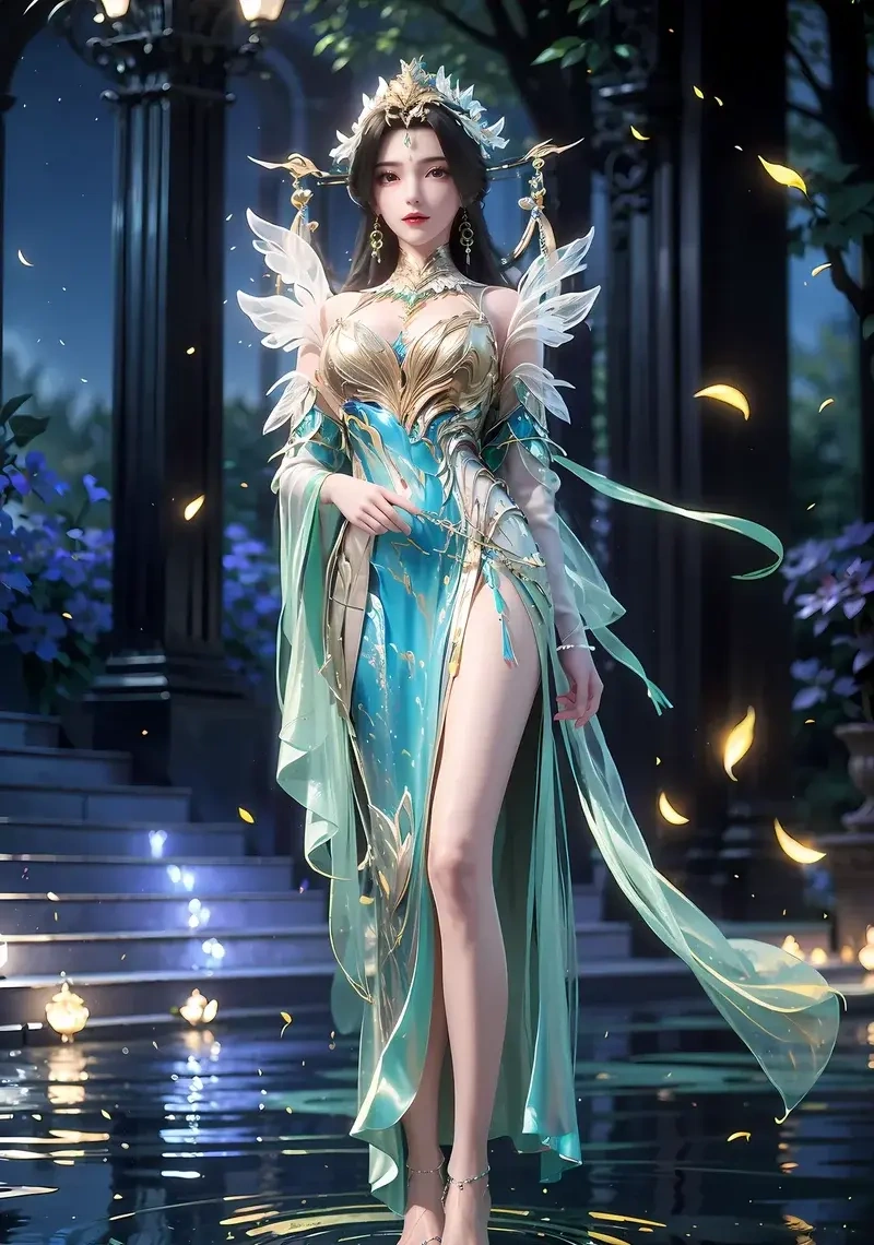 Hình sex 3D Liễu Thần lộ hàng vú to gợi cảm