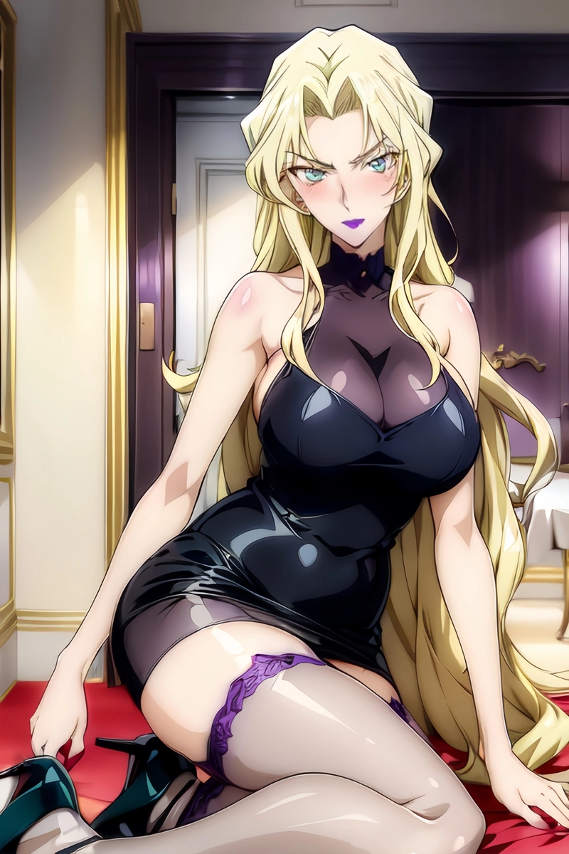 Khoe vòng một khủng ảnh hentai Vermouth