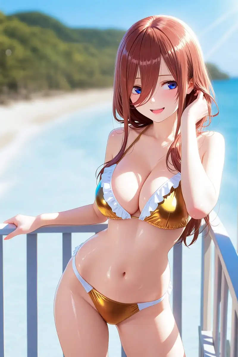 Nakano Miku sexy ảnh hentai full HD quyến rũ mạnh