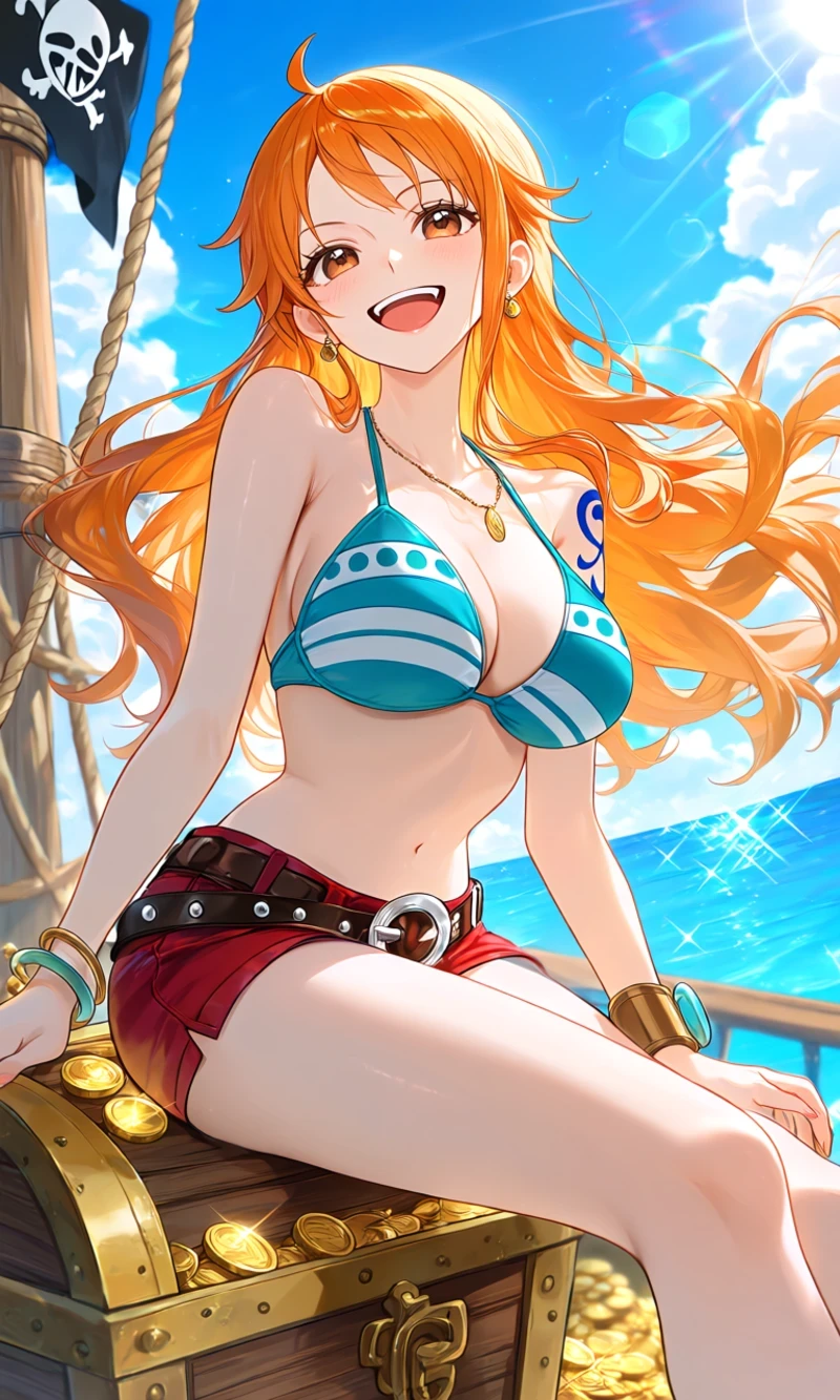 Nhân vật One Piece bikini ngực to tròn hút hồn