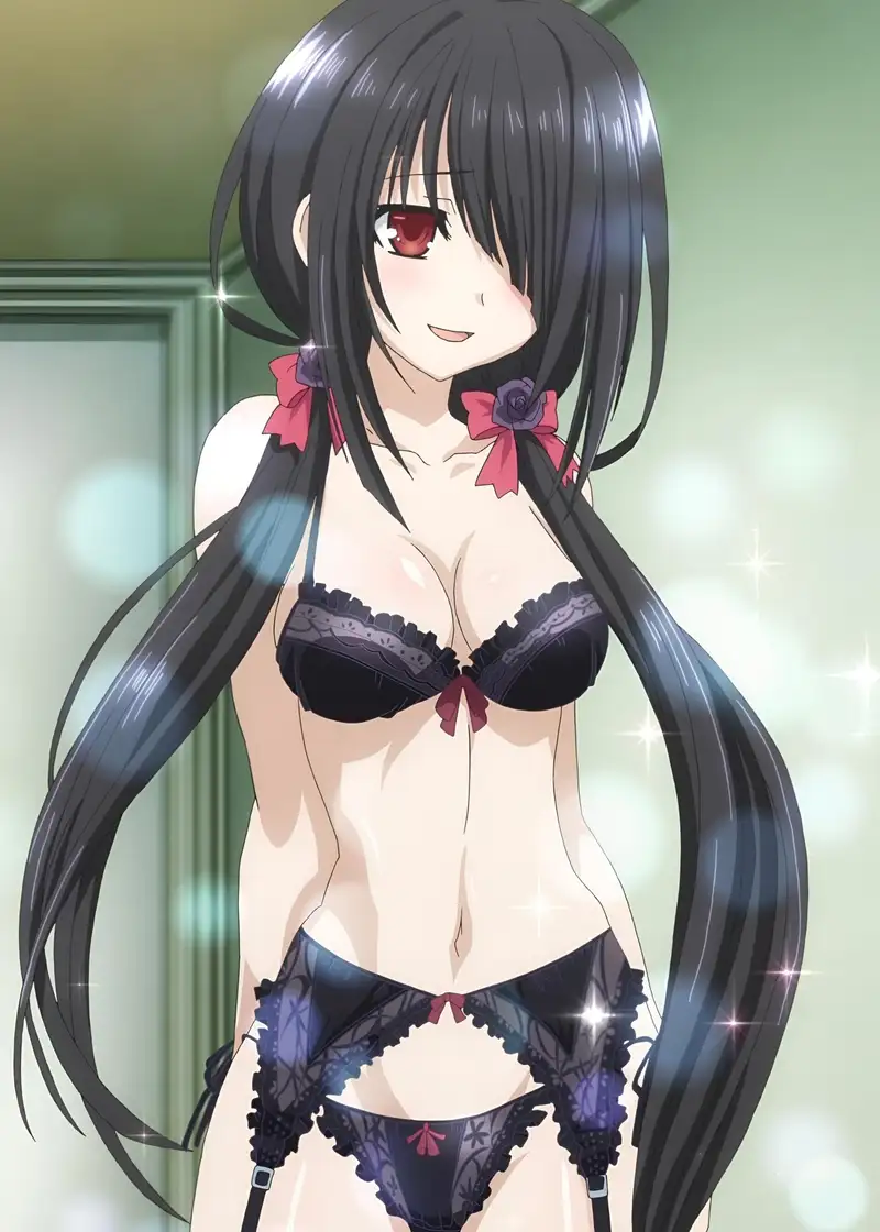 Nhân vật Tokisaki Kurumi thần thái sexy siêu phẩm
