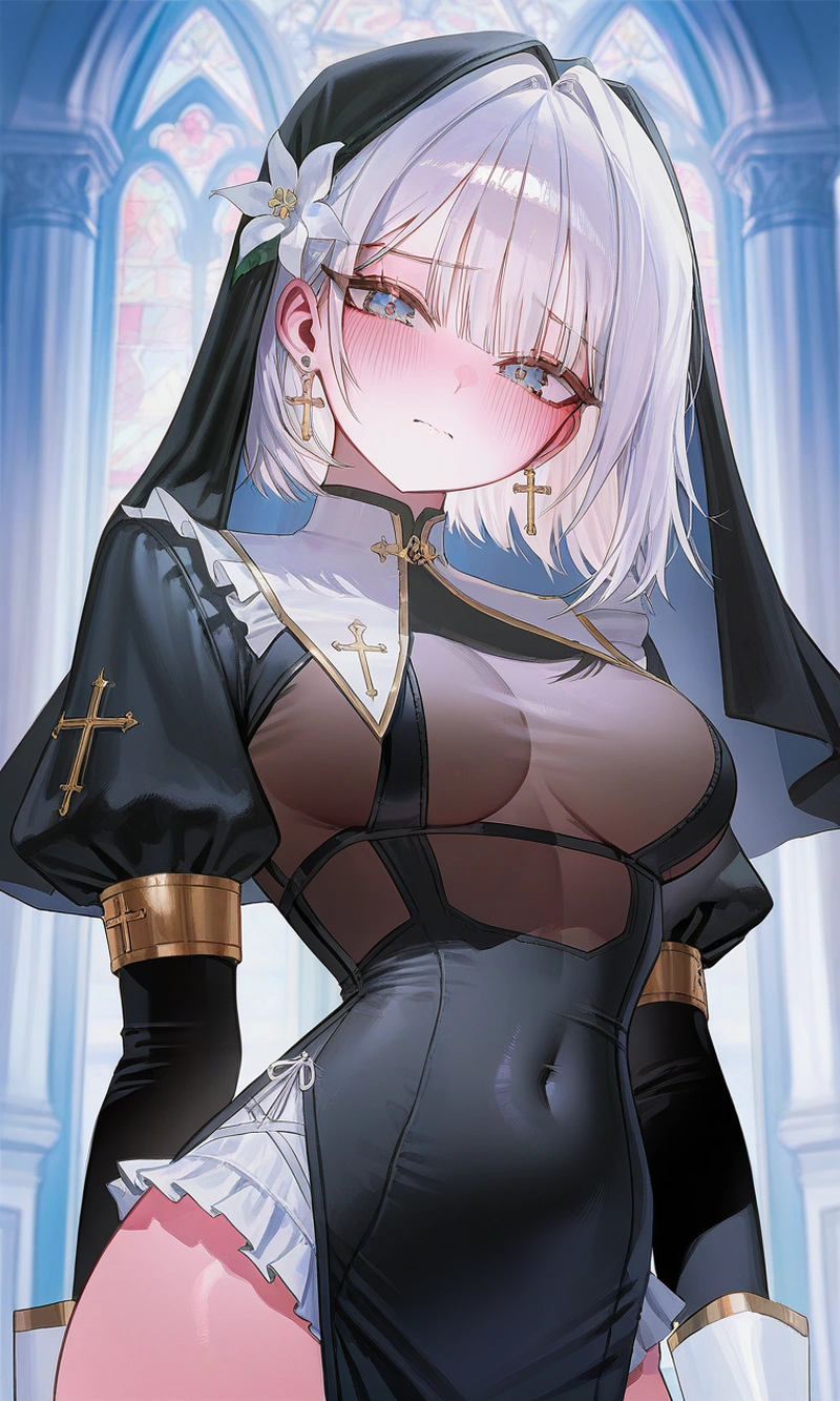 Nữ tu hentai đít cong mông đầy hút hồn