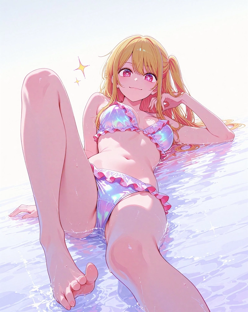 Ruby Hoshino hentai bikini dáng ngon