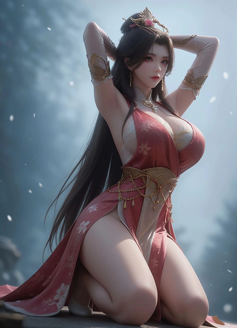 Show hàng sexy của hentai cổ trang
