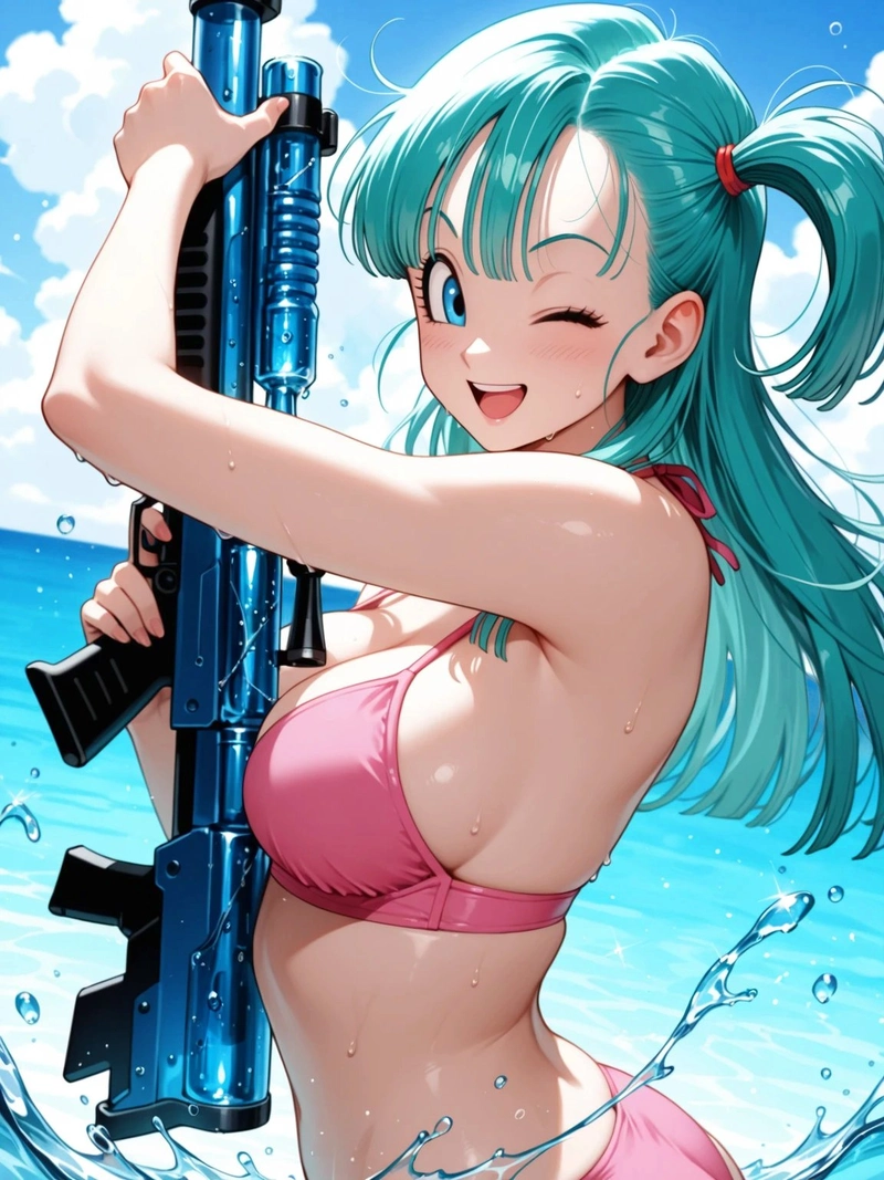 Tóc dài mắt xanh hentai 7 viên ngọc rồng
