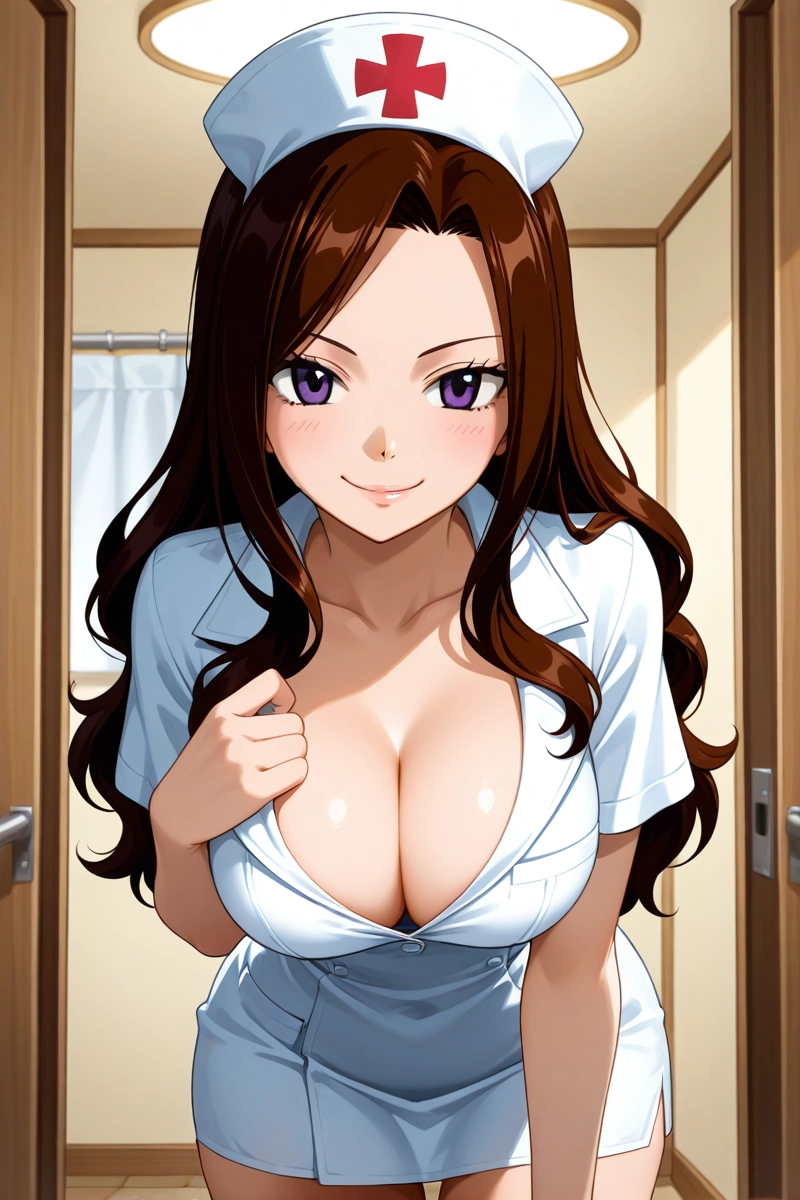 Y tá anime hentai dáng người nóng