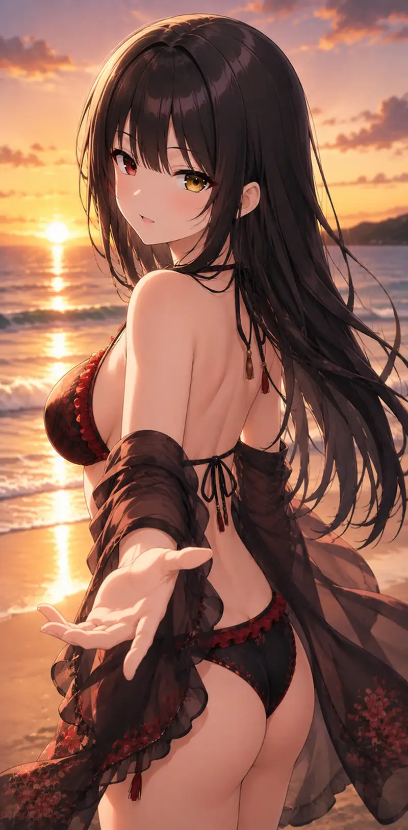 ảnh Kurumi hentai nóng bỏng gợi cảm