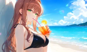 ảnh Monika hentai siêu gợi cảm chất lượng