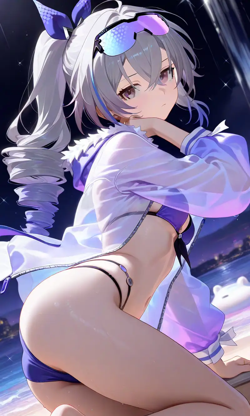 ảnh Silver Wolf hentai đẹp quyến rũ