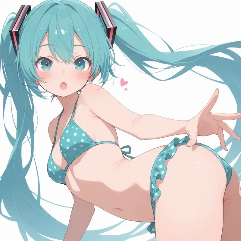 ảnh hoạt hình hentai Hatsune Miku siêu nét