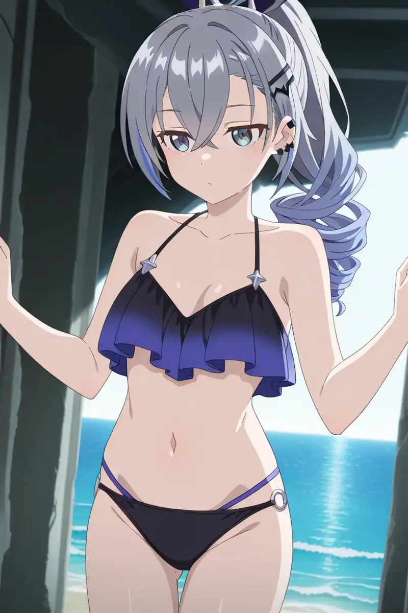 ảnh hot Silver Wolf hentai quyến rũ