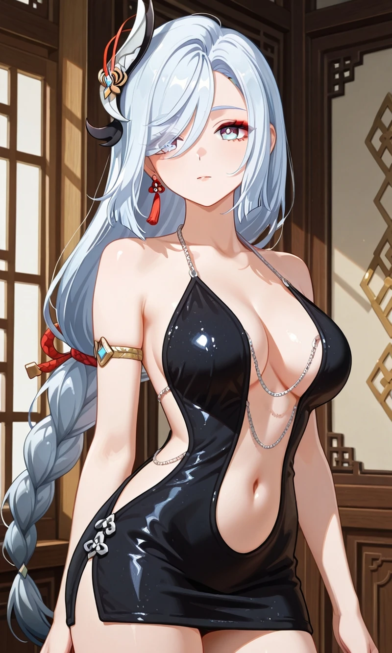 hentai nóng bỏng Shenhe khỏa thân ảnh