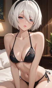 2B bikini ướt át khoe hàng cuốn hút