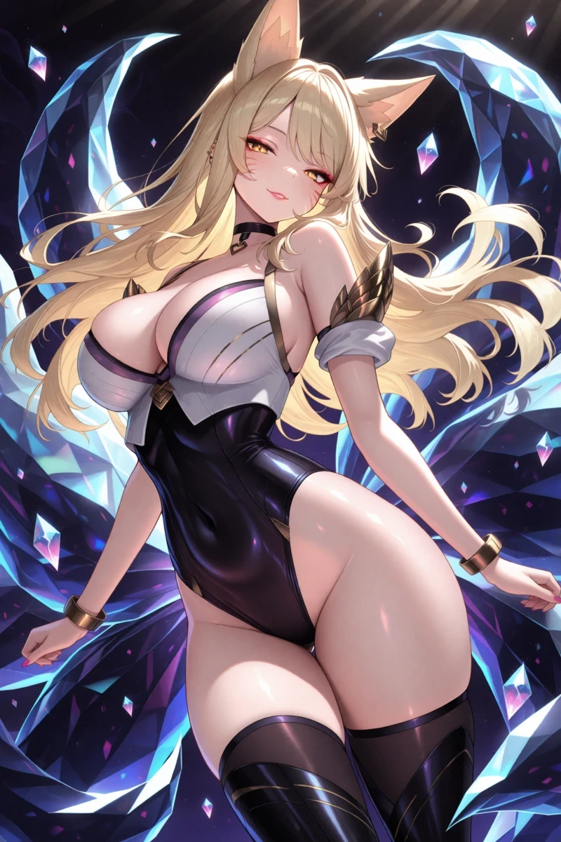 Ahri bikini vòng ba quyến rũ siêu phẩm
