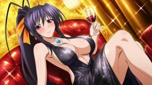 Akeno bikini ướt át khoe thân hình quyến rũ nóng bỏng