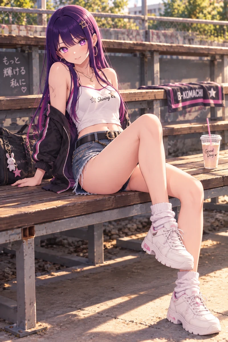 Ảnh Ai Hoshino lột đồ khoe đít