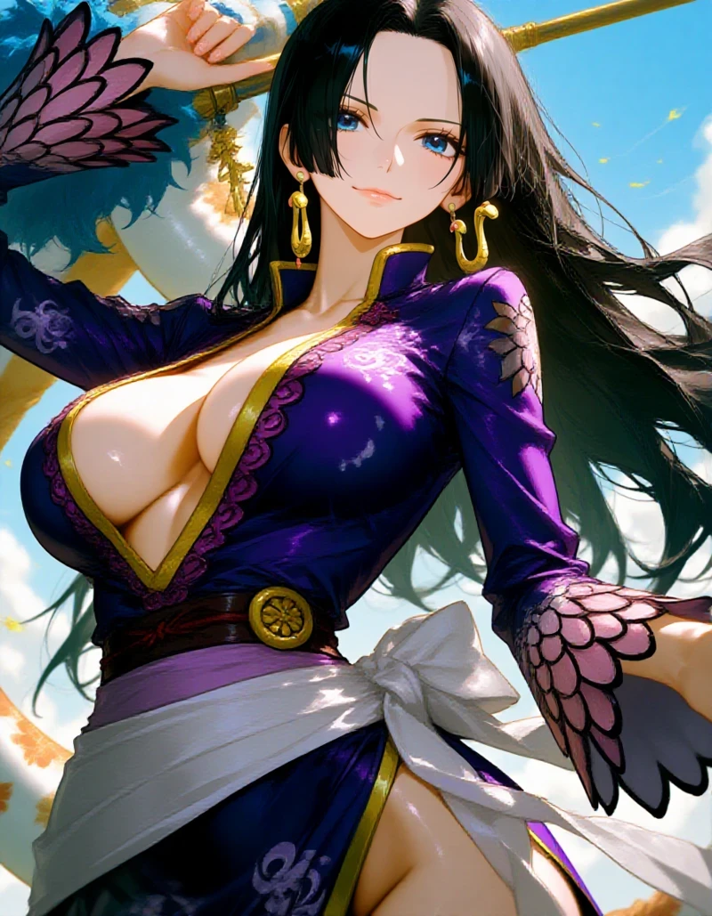 Ảnh Boa Hancock hentai lộ mông tròn cực phẩm