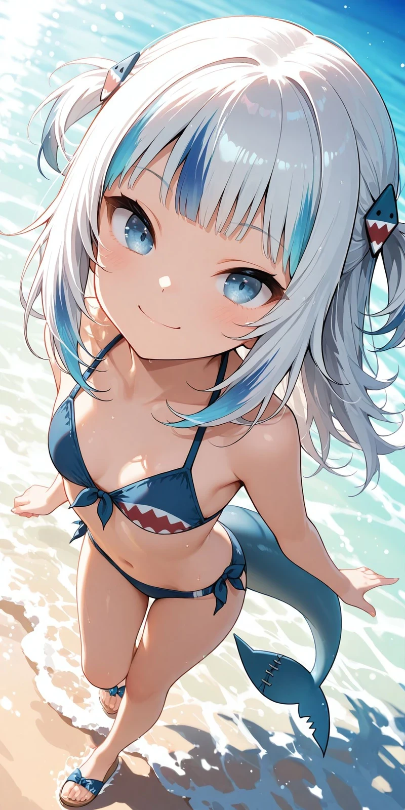 Ảnh Gawr Gura hentai ngực to quyến rũ