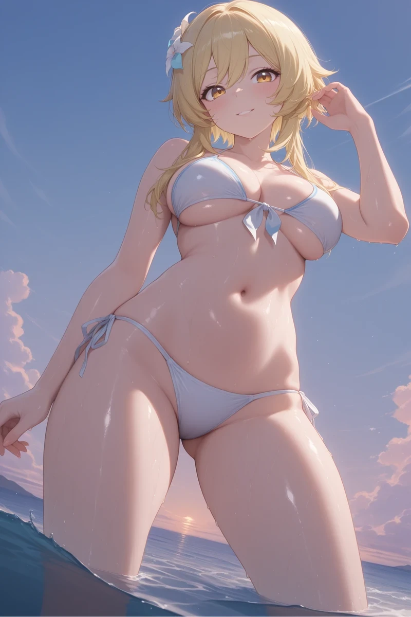 Ảnh Lumine hentai nude không che cực nóng bỏng