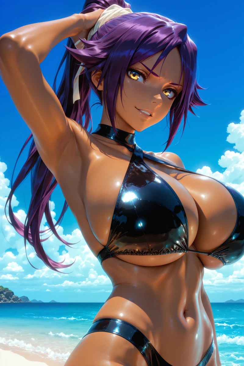 Ảnh Yoruichi hentai nude full HD dâm dục
