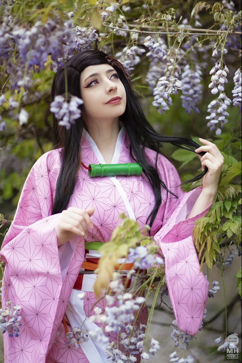 Ảnh cosplay Nezuko nổi bật cuốn hút
