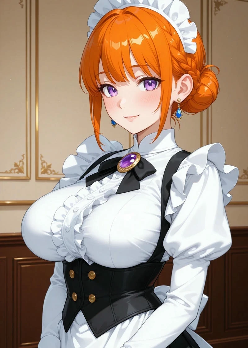 Ảnh hầu gái hentai quyến rũ êm đềm